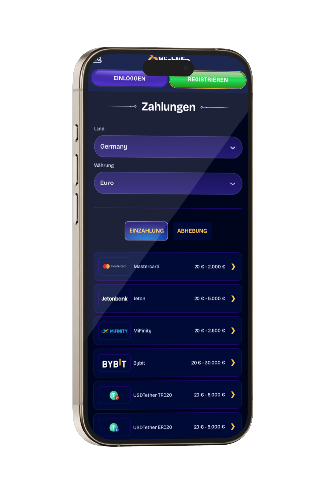 WishWin-Casino-DE-Zahlungen